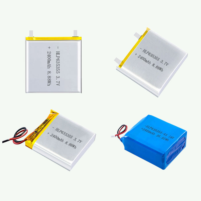 LED照明聚合物鋰電池組HLP-635355-4S